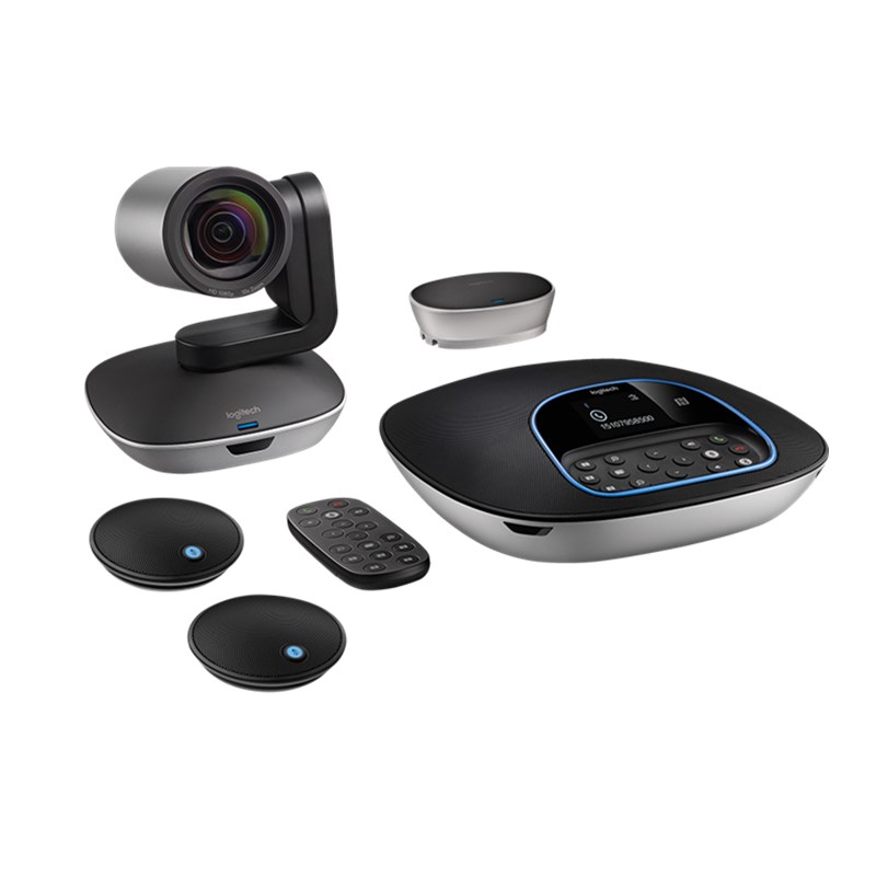 Affordable Video Logitech Group Conferencing for MID to Large Sized Meeting Room
