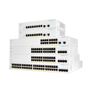 Cisco CBS220-24P-4G Cisco CBS220-24P-4G - Cisco Business 220 Series Smart Switches 24 10/100/1000 ports with 195W power budget, 4 Gigabit SFP 30/mo Sold