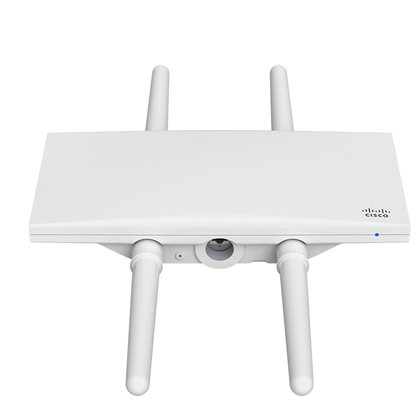 Meraki MR86 Performance-Driven Wi-Fi 6 for Tough, high-Density environments Ruggedized Outdoor Access Point