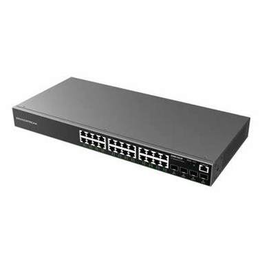 Grandstream GWN7803P Enterprise 24-Port Gigabit L2+ Managed PoE/PoE+ Switch with 4 Gigabit SFP Uplink Ports
