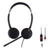 Alcatel-Lucent AH 22 M II Premium Binaural Headset w/ USB-A Connector 3MK08014BB