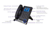 Alcatel-Lucent M7s Pro IP Desk Phone SIP VoIP Business Telephone HD Voice LCD Display PoE Support Office Enterprise Communication Deskphone