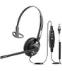 Alcatel-Lucent AH10 Series AH 11GA Wired Headset Noise Cancelling Mic Over Head Binaural Headset for Office Phone Desk Phone Call Center