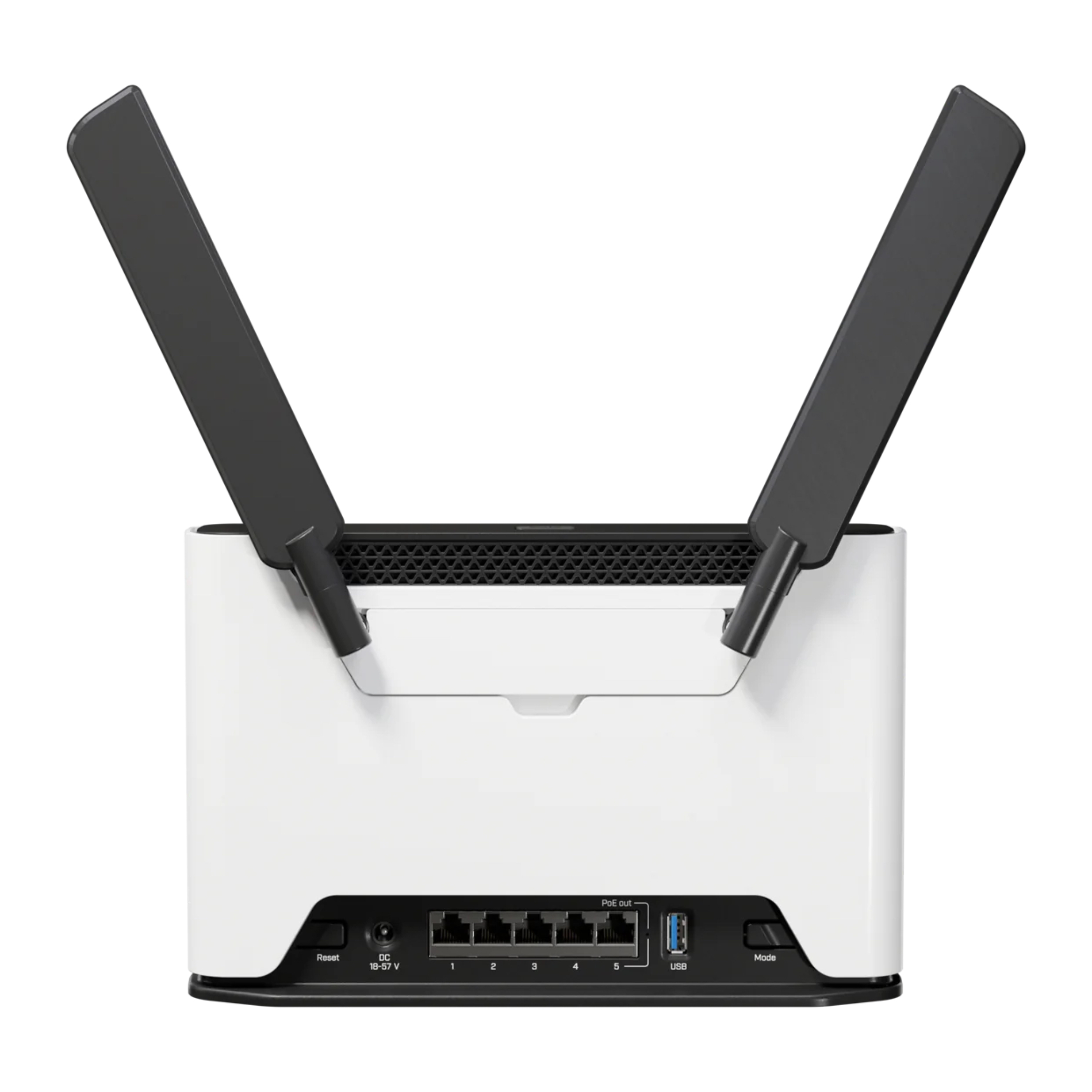 MikroTik Chateau PRO ax H53UiG-5HaxQ2HaxQ – AX3600 Dual-Band Wi-Fi 6 Access Point & Router, Quad-Core 2.2GHz CPU, 5x Gigabit Ethernet with PoE-out, USB 3.0, RouterOS L6