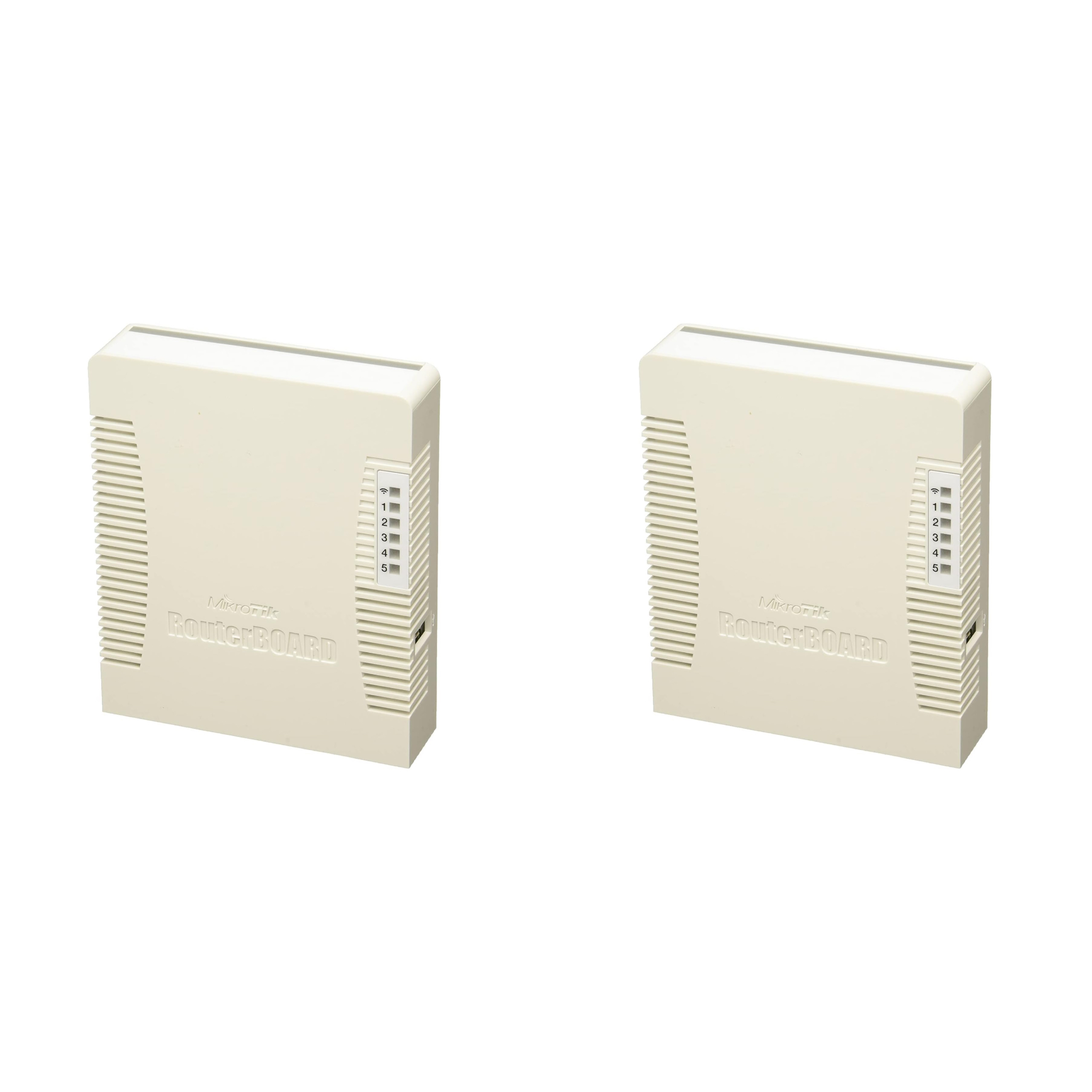 MikroTik RB951Ui-2HnD RouterBoard – 2.4GHz SOHO Wireless Access Point with 5x Fast Ethernet, PoE Output on Port 5, 600MHz CPU, 128MB RAM, USB 2.0, RouterOS L4