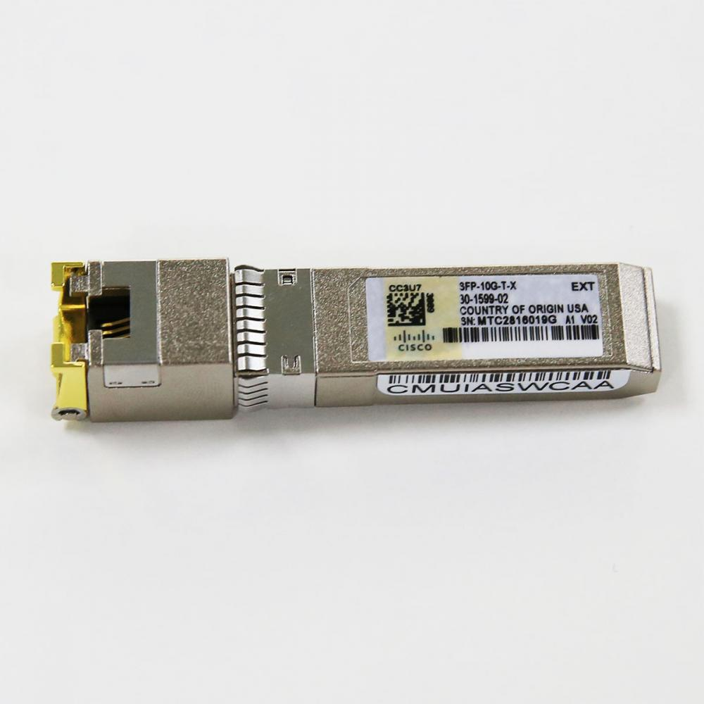 SFP-10G-TX, Cisco SFP+ Transceiver, 10GBASE-T/10G TX/30m