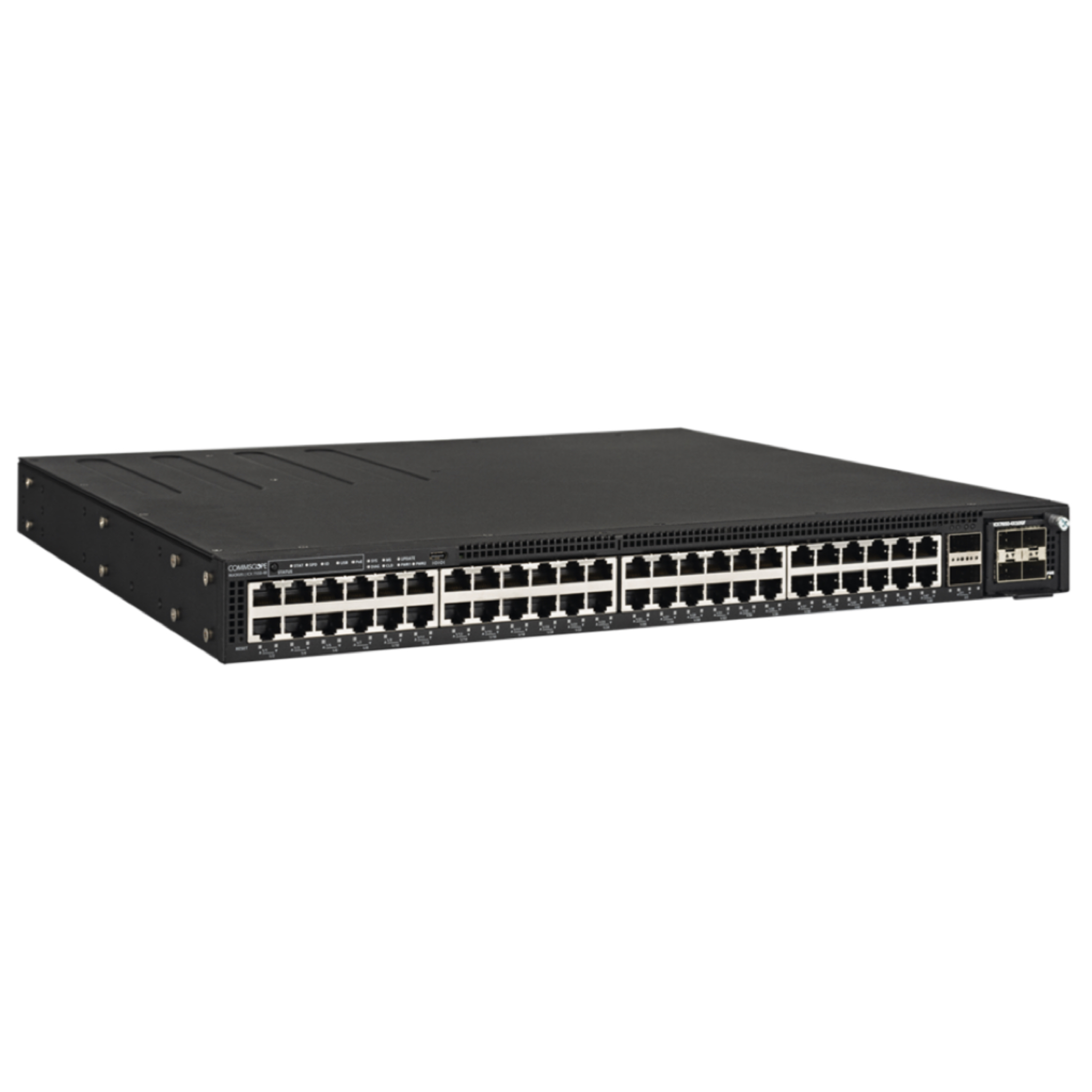 Ruckus ICX 7550-48-E2 Stackable Switch – 48-Port Gigabit Ethernet with 2x 40G QSFP+ Uplinks, Managed, Rack-Mountable, Enterprise Network Switch