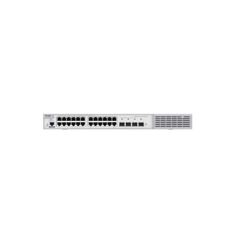 Ruijie RG-S2910-P-L series 24 port gigabit three-layer network management box type access layer PoE switch, gigabit uplink, RG-S2910-24GT4SFP-P-L