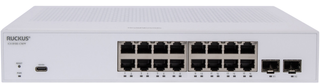 RUCKUS ICX 8100-C16PF 16-Port Gigabit PoE+ VLAN for IP Cameras Managed Switch