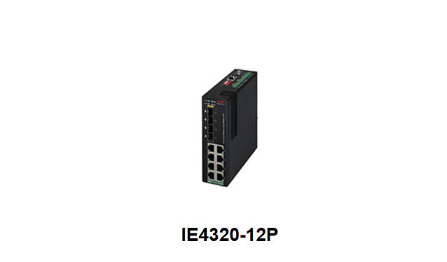 H3C IE4320-12P Industrial PoE++ Managed 12-Port For PTZ Camera/AP Dual Power Input Switch