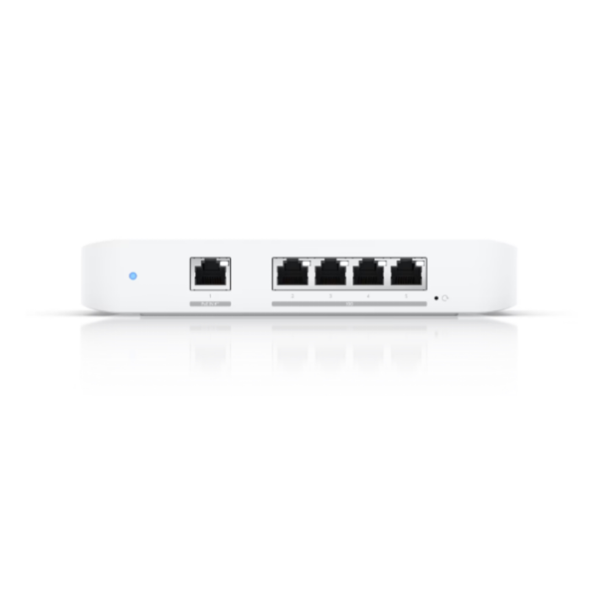 Ubiquiti UniFi Switch Flex XG USW-Flex-XG – 5-Port 10GbE Layer 2 Managed Switch, 4x 10G RJ45, 1x GbE PoE+ Input, 82 Gbps Capacity, Fanless Desktop