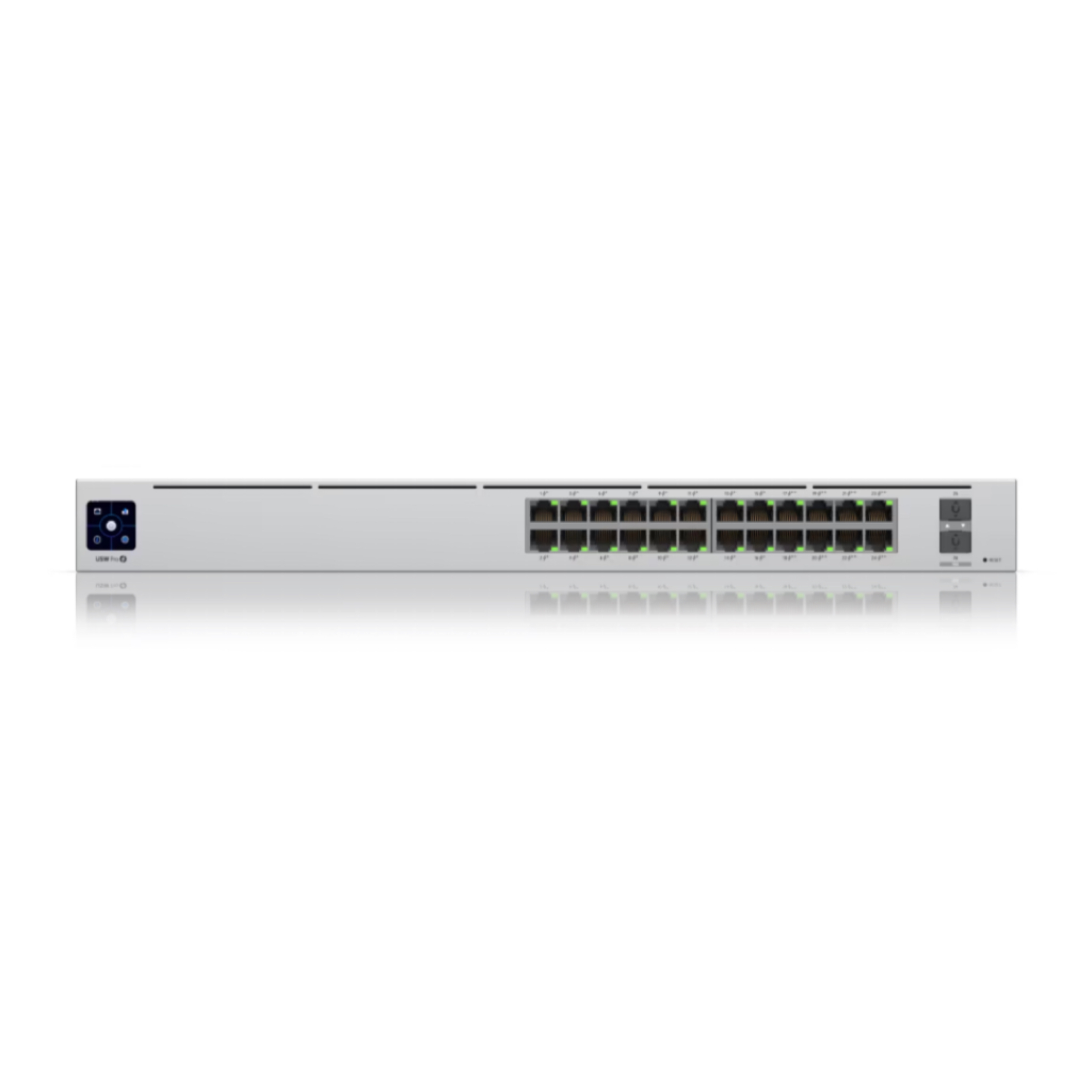 Ubiquiti UniFi Switch Pro 24 PoE USW-Pro-24-POE – 24-Port Gigabit Layer 3 Managed Switch, 16x PoE+ & 8x PoE++ 802.3bt (400W Budget), 2x 10G SFP+, Near-Silent Cooling, Rackmount