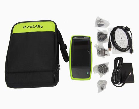 NetAlly AirCheck G2 Wireless Network Tester AIRCHECKG2-TA-KT (Full Set of Accessories) - 2-in-1 for Multiple Wi-Fi Standards, Wired PoE+ and Wireless Interference Detection