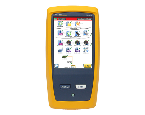 Fluke OneTouch AT 10G Network Assistant 1T10G-1000 10 Gigabit Network tester
