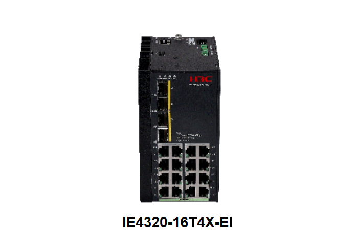 H3C IE4320-16T4X-EI Industrial Gigabit 8×1G RJ45 2×1G SFP 2×10G SFP+ Dual DC 24-48V Switch