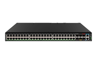 H3C S5130S-48T6X-EI-G-V2 48-Port Gigabit & 6x10G Uplinks IRF2 Stacking 10KV Surge Managed Switch