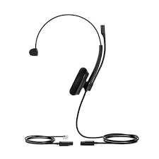 Yealink YHS34 Dual / Mono USB Wired Headset Noise Cancelling Microphone Business Office Headset with QD to RJ Port