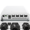 MikroTik CRS504-4XQ-OUT 4-Port 100G QSFP28 Outdoor Switch, IP66 Weatherproof, PoE-in, 25G Breakout Support