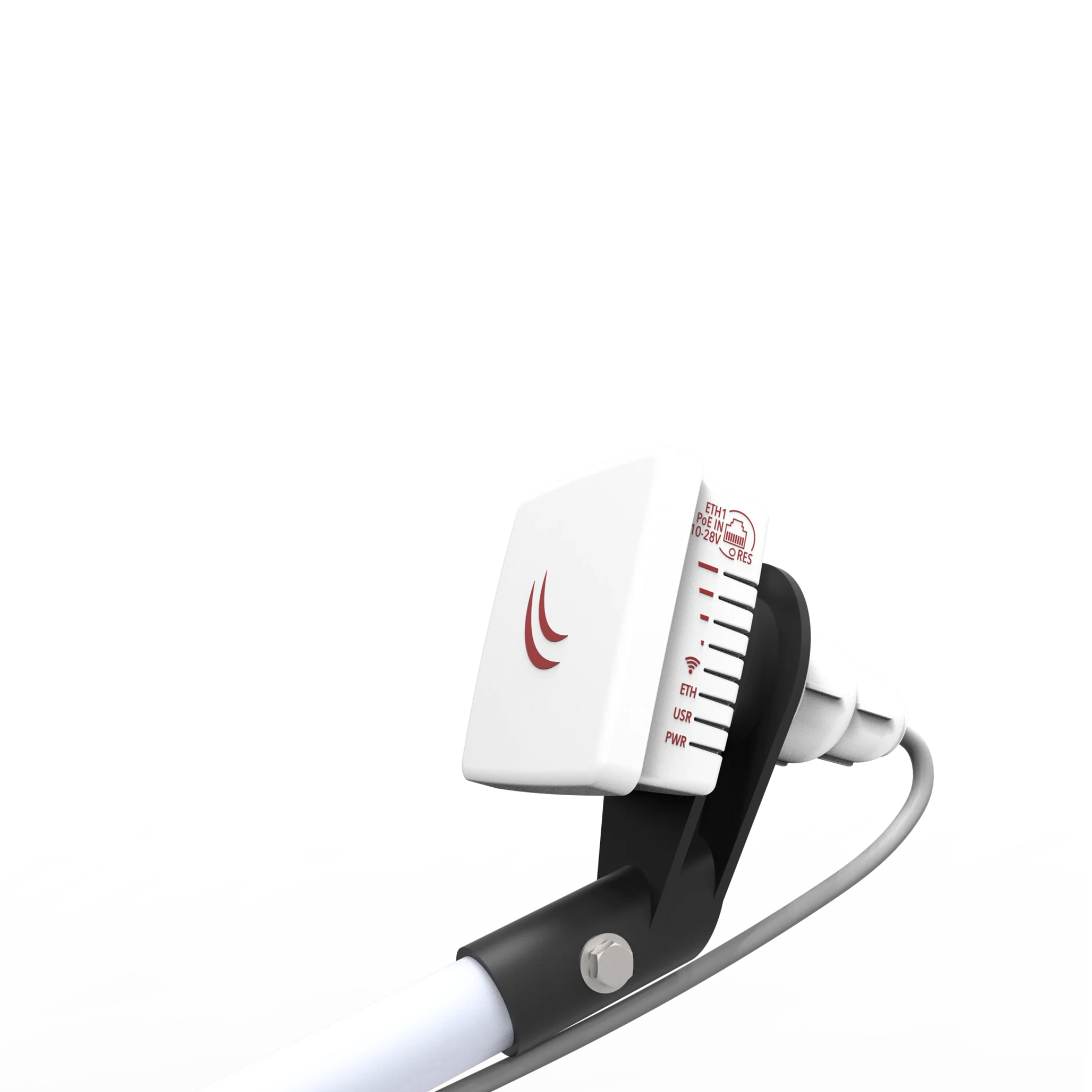 MikroTik LDF 5 RBLDF-5nD – 5GHz Outdoor Wireless CPE/Bridge with 9dBi Built-in Antenna, 2×2 MIMO 300Mbps, Passive PoE, RouterOS L3, IP54, for Satellite Dish Mount