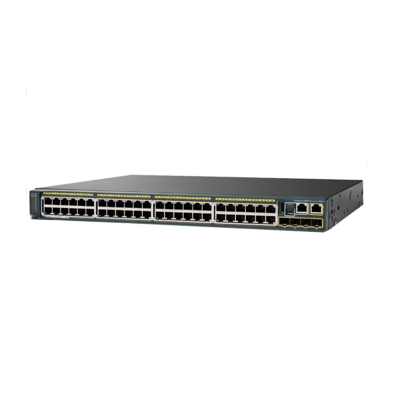 Cisco WS-C2960S-48FPS-L Network Equipments Catalyst 2960S 48 GigE PoE 740W, 4 X SFP LAN Base