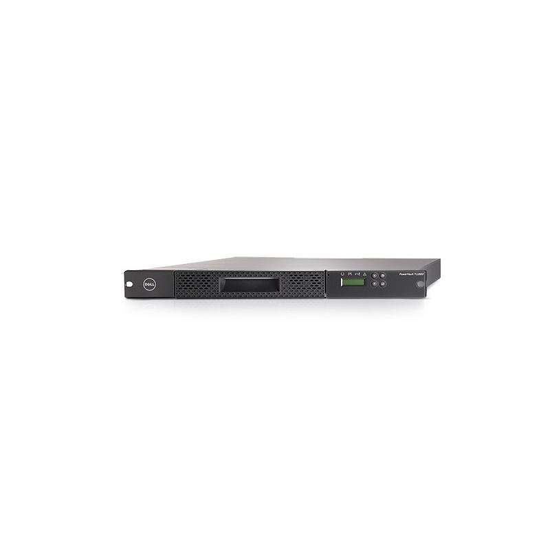 PowerVault TL1000, 1U Tape Library, Encryption, Mgmt SW Not Included, Single LTO7 SAS Drive