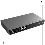 Grandstream GWN7801P Enterprise 8-Port Gigabit L2+ Managed PoE/PoE+ Switch with 2 Gigabit SFP Uplink Ports
