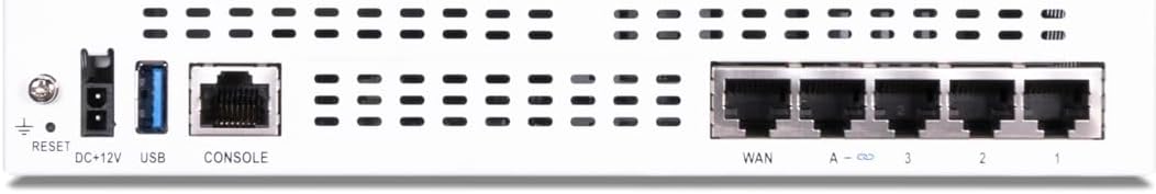 FORTINET FortiGate-40F Firewall Appliance - 5 Gigabit Ethernet RJ45 Ports, Ideal for Small Businesses