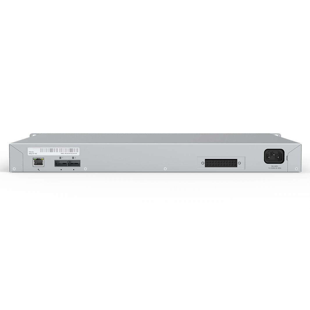 Meraki MS210 48FP 1G L2 Cld Mngd 48x GigE 740W PoE Switch
