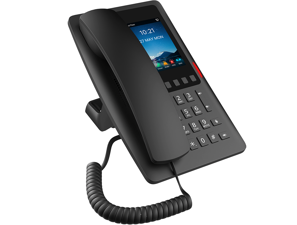 Fanvil H6W Dual-Band WiFi6 PoE Hotel IP Phone W/5 Soft Keys