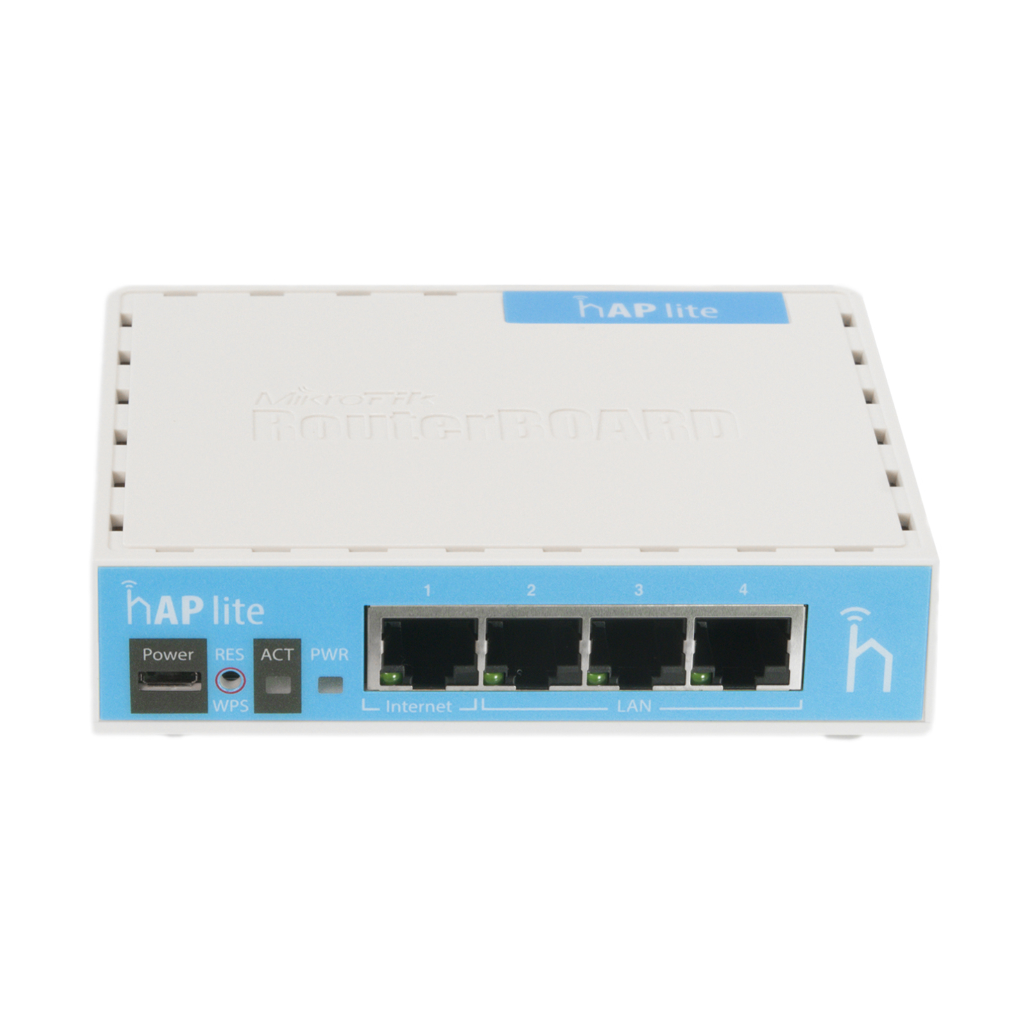 MikroTik RB941-2nD hAP lite Home Wireless Access Point – 4-Port 10/100 Router, 2.4GHz 802.11b/g/n, Dual Chain, RouterOS