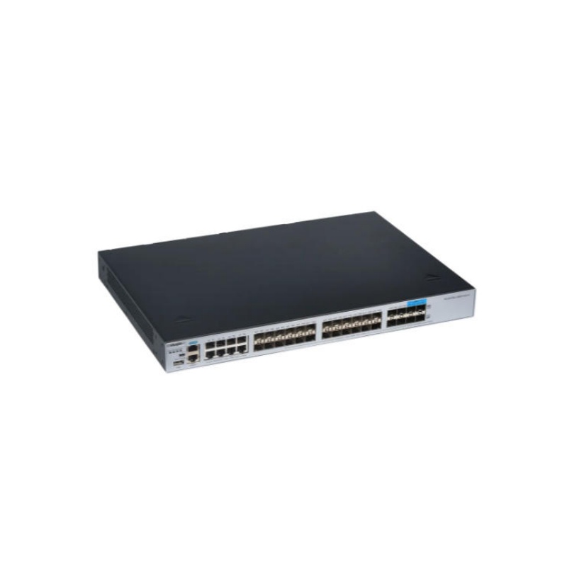 Ruijie 28 port gigabit optical enterprise level core aggregation switch, 10 gigabit uplink, 2 expansion slots, RG-S5750C-28SFP4XS-H