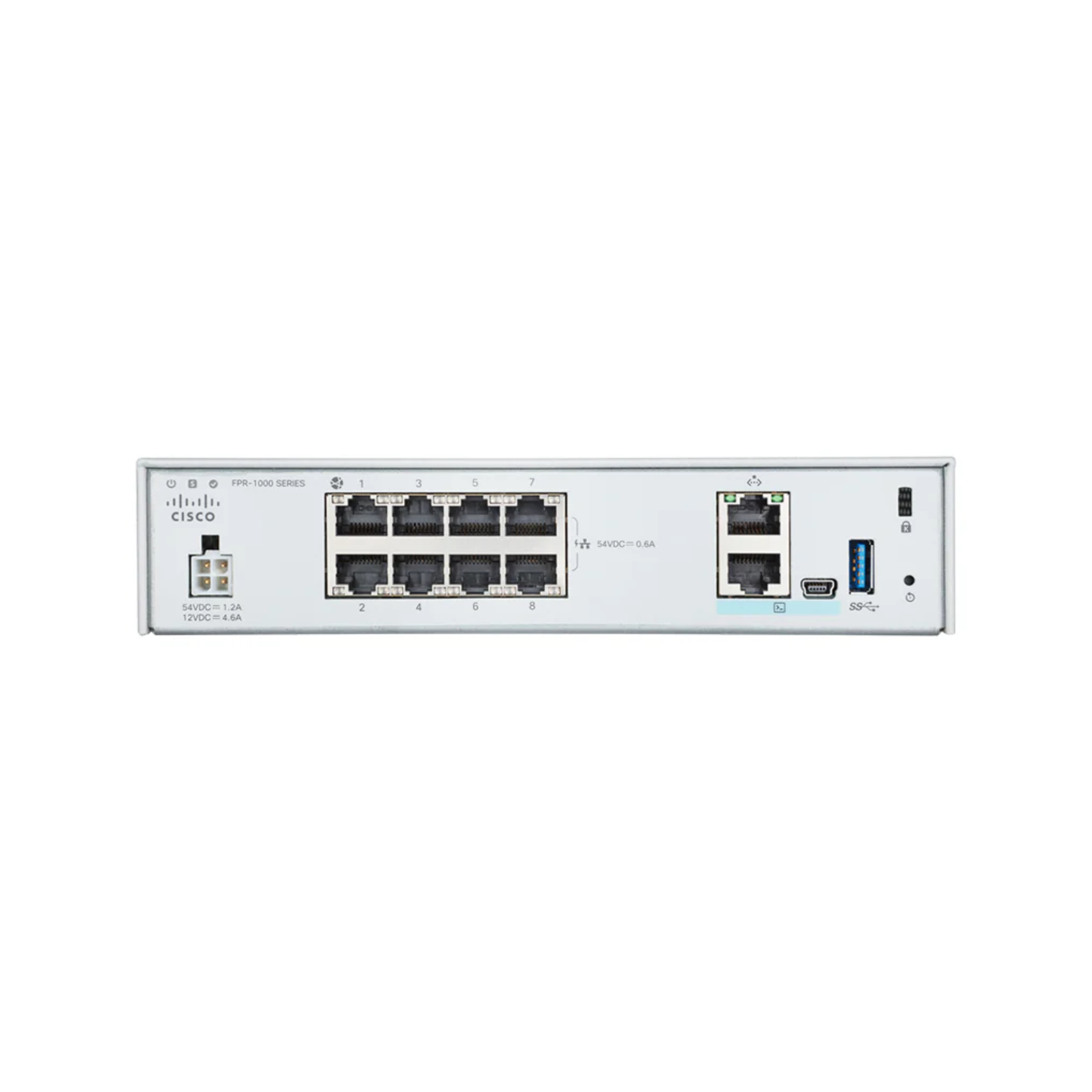FPR1010-NGFW-K9, Cisco Firepower 1010 NGFW, Desktop/1000 Series/Firewall