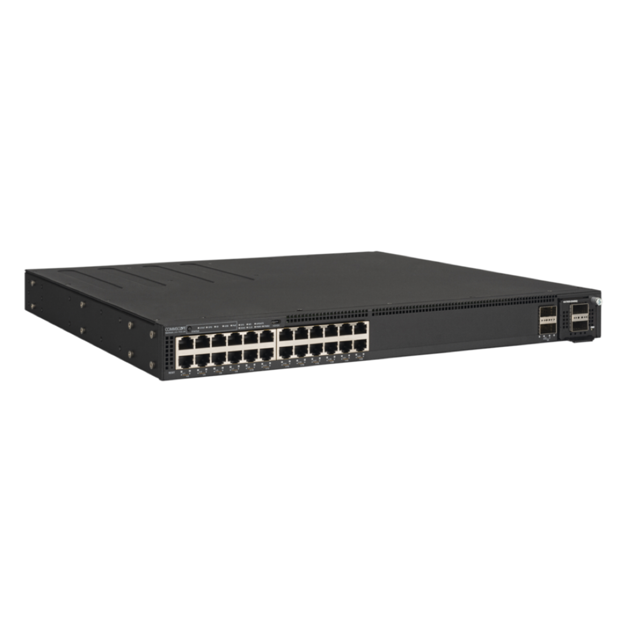 Ruckus ICX 7550-24P Switch – 24-Port Gigabit Ethernet PoE+ Stackable Switch with 2x 40GbE QSFP+ Uplinks