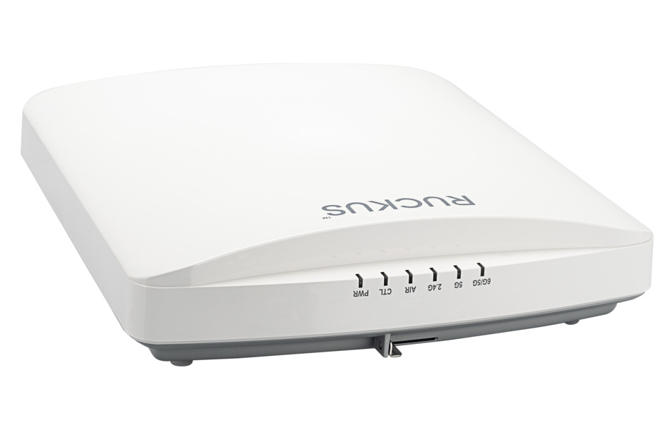 RUCKUS R760 Ultra High-Performance Tri-Radio Wi-Fi 6E 4x4:4 8.35 Gbps max rate and Embedded IoT Indoor Access Point 