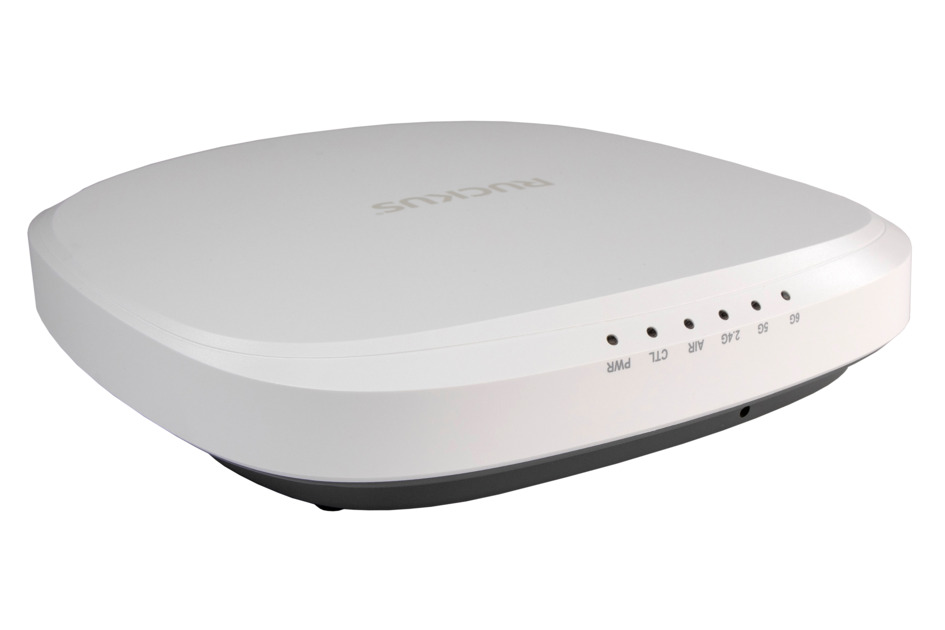 RUCKUS R560 High-Performance Tri-Radio Wi-Fi 6E 2x2:2 4.7 Gbps max rate and Embedded IoT Indoor Access Point