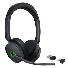Yealink BH74 Wireless Bluetooth Headset Noise Cancellation USB-C Charging Remote Work Headset