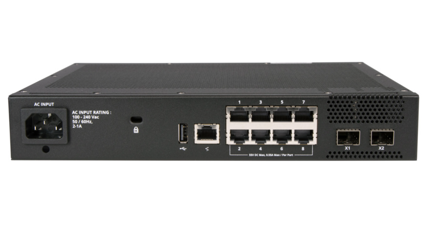RUCKUS ICX 8200-C08PFV 8-Port Gigabit PoE+ L2/L3 Managed WiFi AP Ethernet Switch