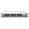 MikroTik CRS326-24G-2S+IN 24-Port Gigabit Switch with 2x 10G SFP+ Uplinks, Quiet Fanless Design, Dual Boot RouterOS & SwOS