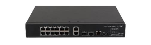 H3C S5130S-16S-PWR-EI Compact 14-Port PoE++ Dual-10G Security Fanless Switch