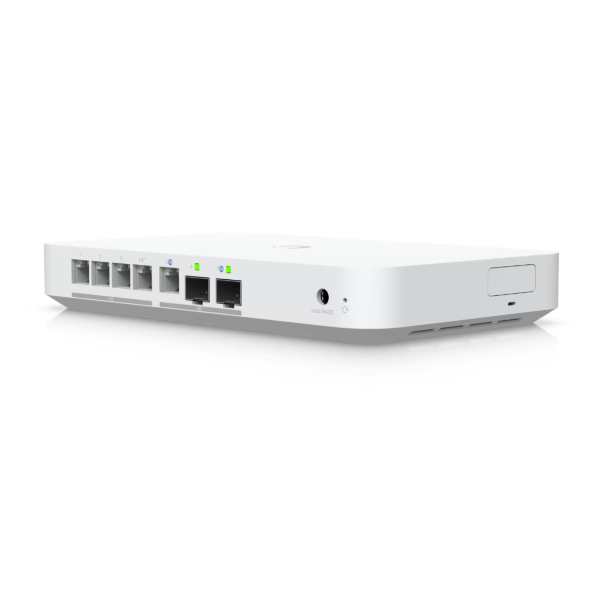 Ubiquiti UniFi Cloud Gateway Fiber UCG-Fiber – Desktop 10G Cloud Gateway, 10G SFP+ & 10 GbE WAN, 4-Port 2.5 GbE Switch with PoE+, 5 Gbps IDS/IPS, NVMe SSD Support, UniFi Managed