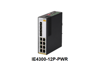 IE4300-12P-PWR Industrial Gigabit Ethernet 8-Port IP41 Surveillance/PLC Switch