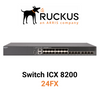 RUCKUS ICX 8200-24FX 24-Port Gigabit PoE+ 4x10G SFP+ 3 Layers Managed Enterprise Switch 