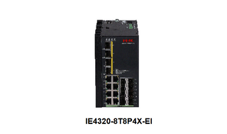 H3C IE4320-8T8P4X-EI Industrial Gigabit 8×1G RJ45 2×1G SFP 2×10G SFP+ Dual DC 24-48V Switch