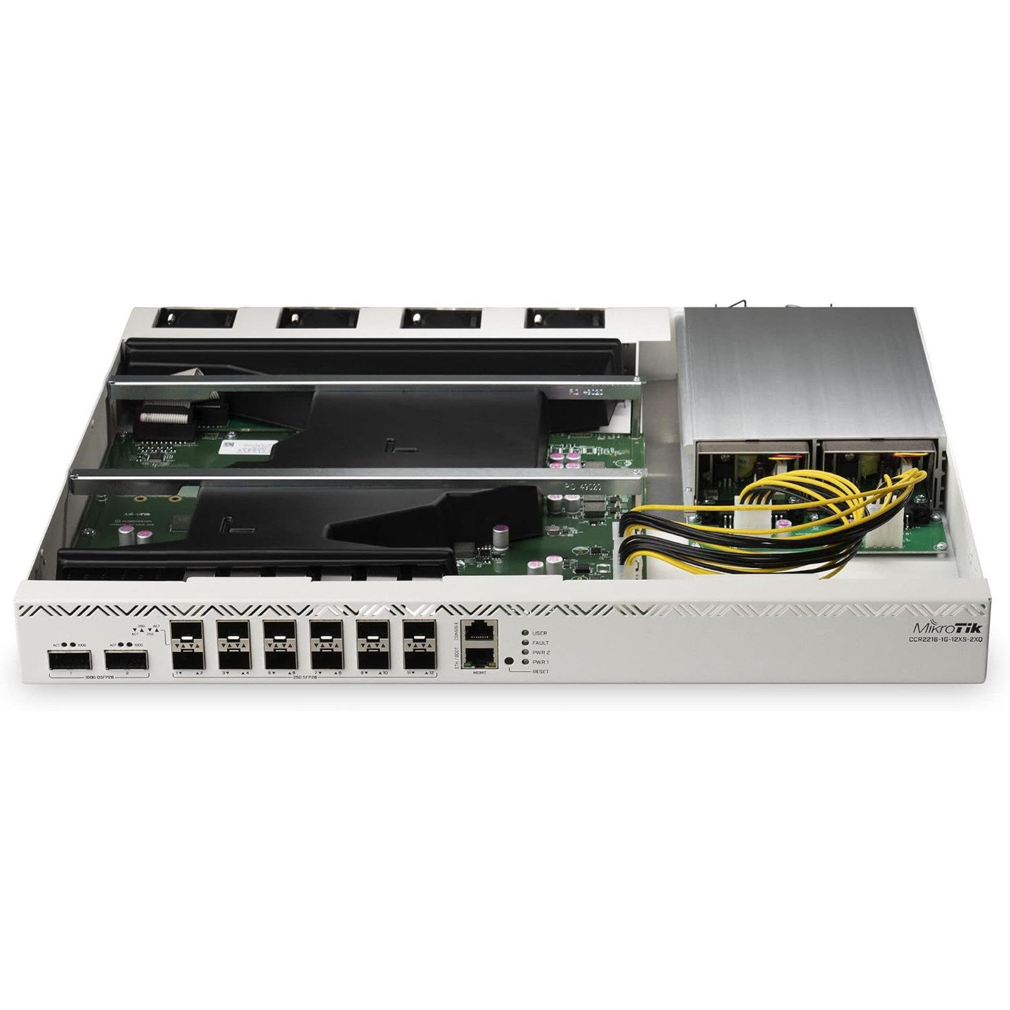 Mikrotik Cloud Core Router CCR2216-1G-12XS-2XQ Gigabit Ethernet 16GB of RAM RouterOS L6