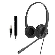 Yealink UH34 Wired USB Headset with Noise Cancelling Microphone for Office Call Center PC & Laptop (UC Certified)