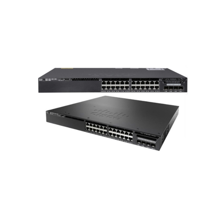 Cisco WS-C3650-24PD-L Network Switch Catalyst 3650 24 Port PoE 2X10G Uplink LAN Base