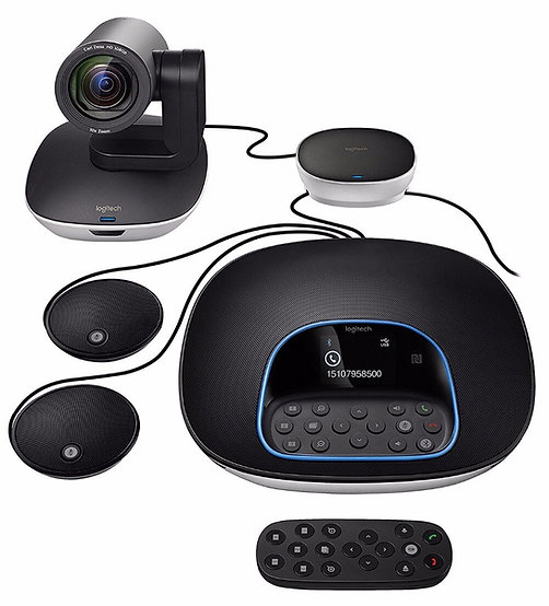 Logitech CC3500e Group HD Video Audio Conferencing System Webcam Business Webcam