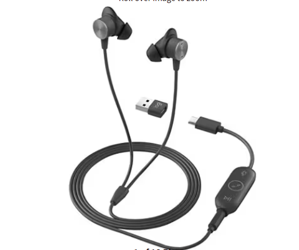 Logitech Zone Wired Earbuds - headset