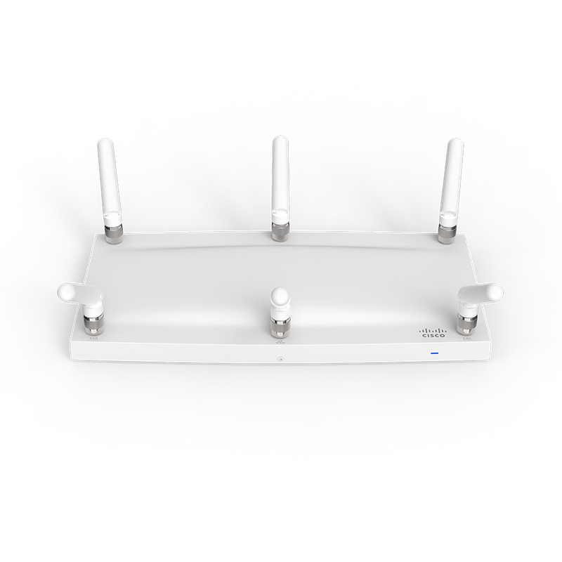 Meraki MR46E Wi-Fi 6 (802.11ax) 4×4 Cloud Managed Access Point with External Antennas and Multigigabit Ethernet