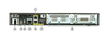  ISR4221/K9 35Mbps-75Mbps system throughput, 2 WAN/LAN ports, 1 SFP port, multi-Core CPU,2 NIM